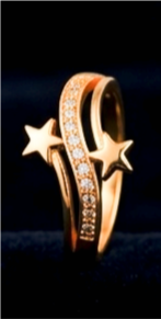 Celestial Star Pave Ring