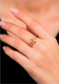 Celestial Star Pave Ring